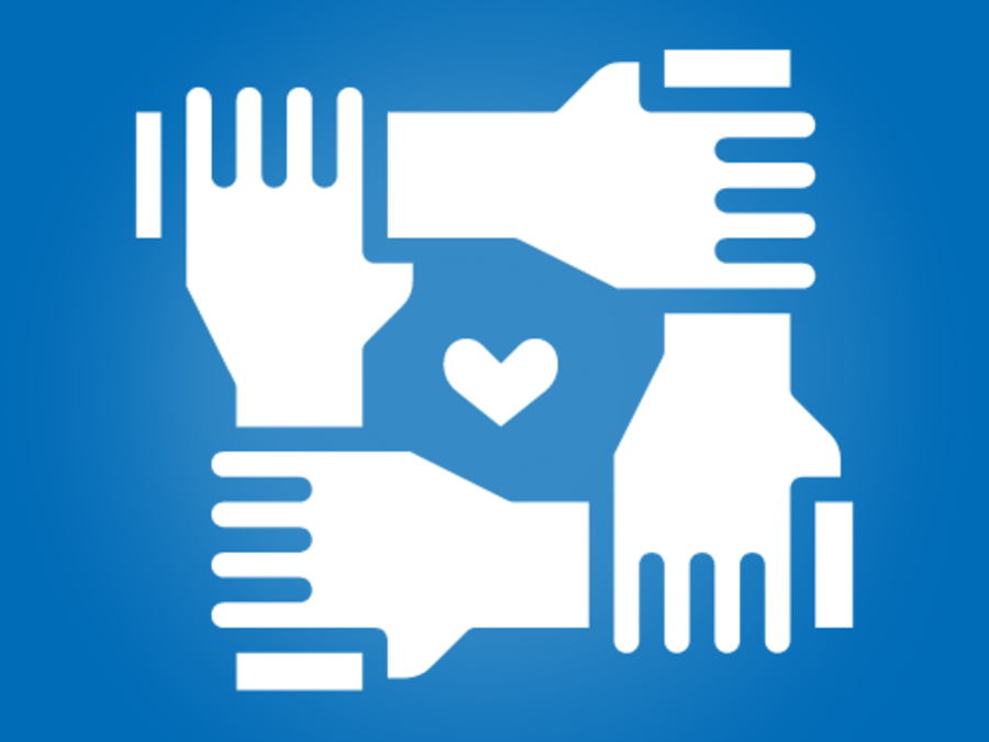 ICON of hands holding in the CMIST Framework