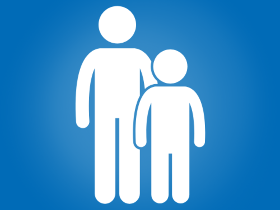 Icon of two people standing by each other.